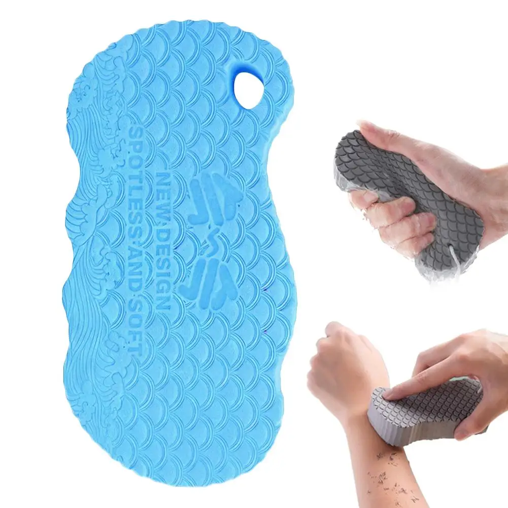 Schmerzfreier Badeschwamm, Peeling-Bürste, magischer Schmutzschwamm für Erwachsene, Babys, Kinder, Haushalt, Duschpeeling, Badetuch – Detail 9