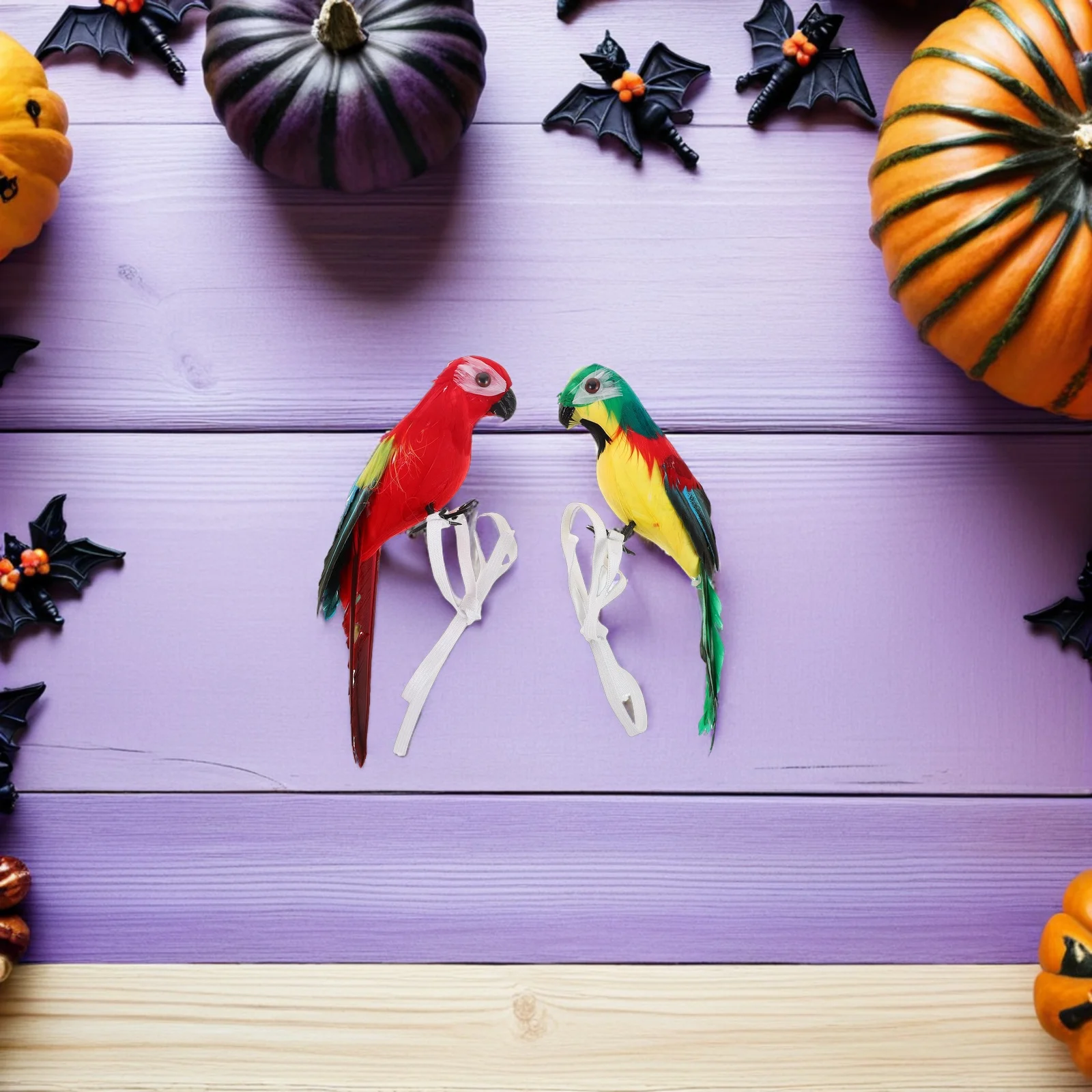 

2 шт., костюм пирата на плечо попугая, аксессуар, имитация перьев животного, реквизит для Хэллоуина, пиратской вечеринки, для детей и взрослых, косплей