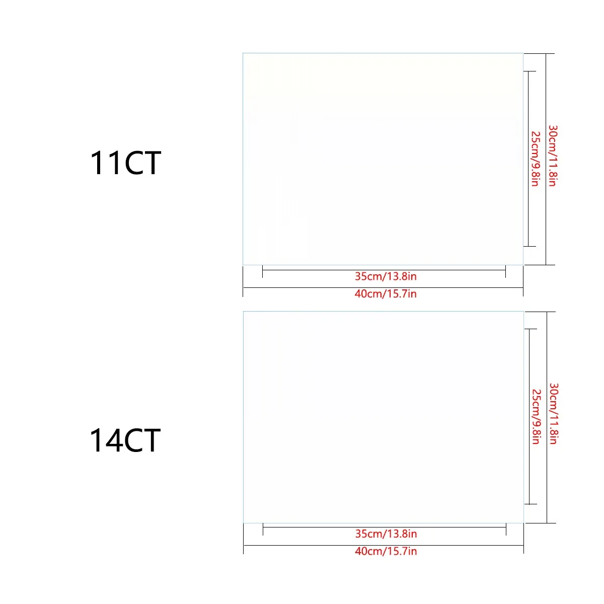 1 قطعة 30x40 سنتيمتر-11.8x15.7 بوصة فرملس 11CT/14CT قماش مطبوع عبر الابره لتقوم بها بنفسك مجموعة ، الجنية