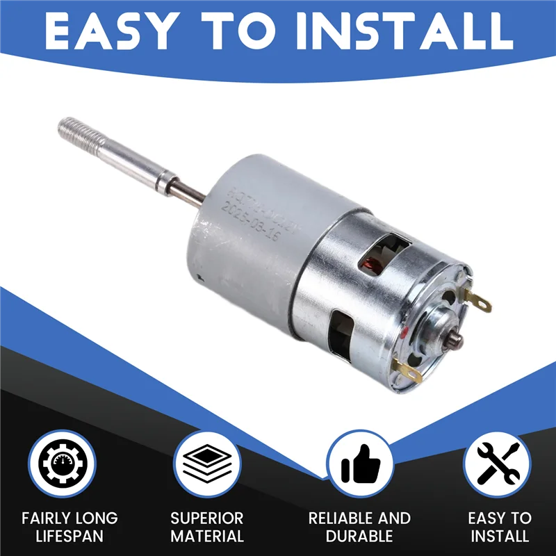 

N04R 775 Electric Fan Motor For Li- Lawn Mower Cordless Charge Drill Screwdriver Brushed Electric Fan Motor