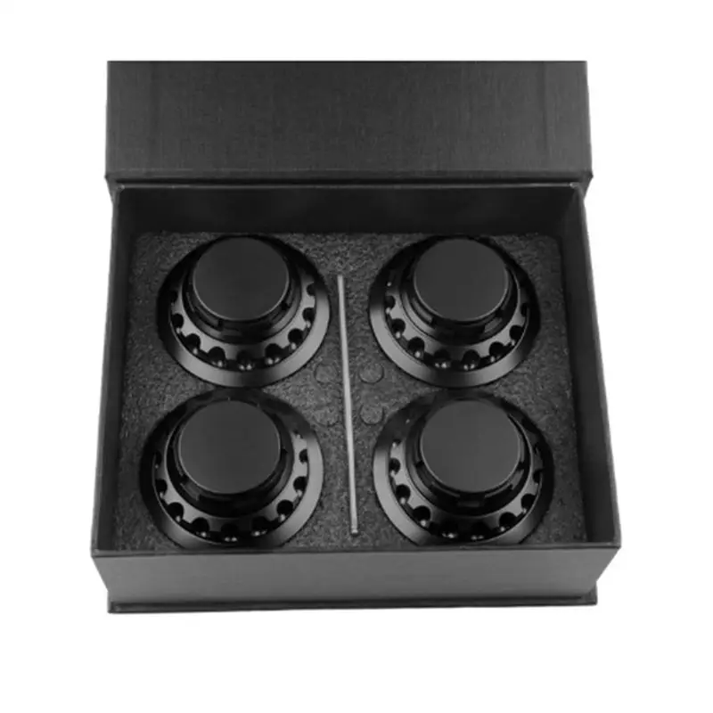 

75Mm Wheel Hub Caps Wheel Center Hub Cap A1714000025 A2204000125 For A C E Slk Class Black-A67F