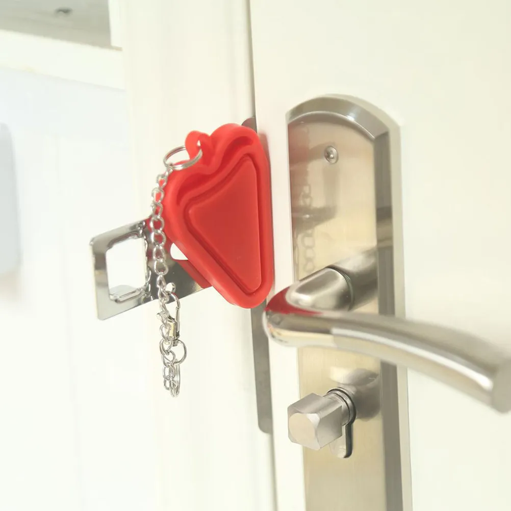 Portable Door Lock Security Device for Travel Business Trips Solo Living Home Hotel Rental Units Anti-Theft Door Safety Lock