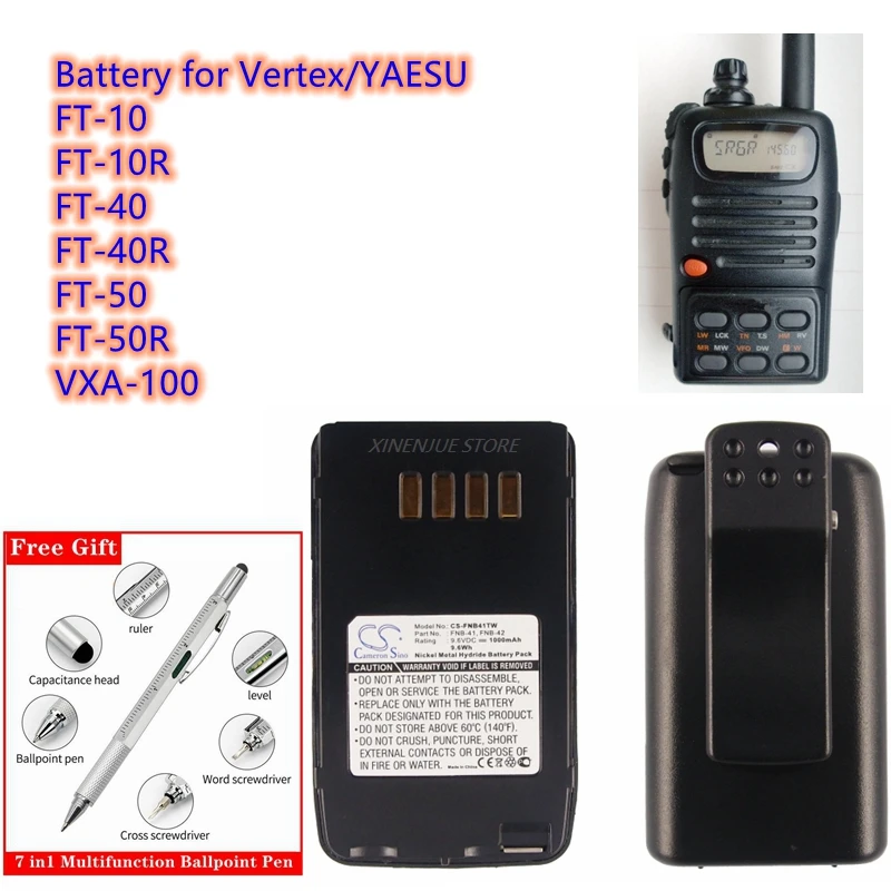 Bateria de Radiocomunicador FNB-41 9,6V/1000mAh: Análise Técnica e Uso Prático para Amadores de Radiocomunicação