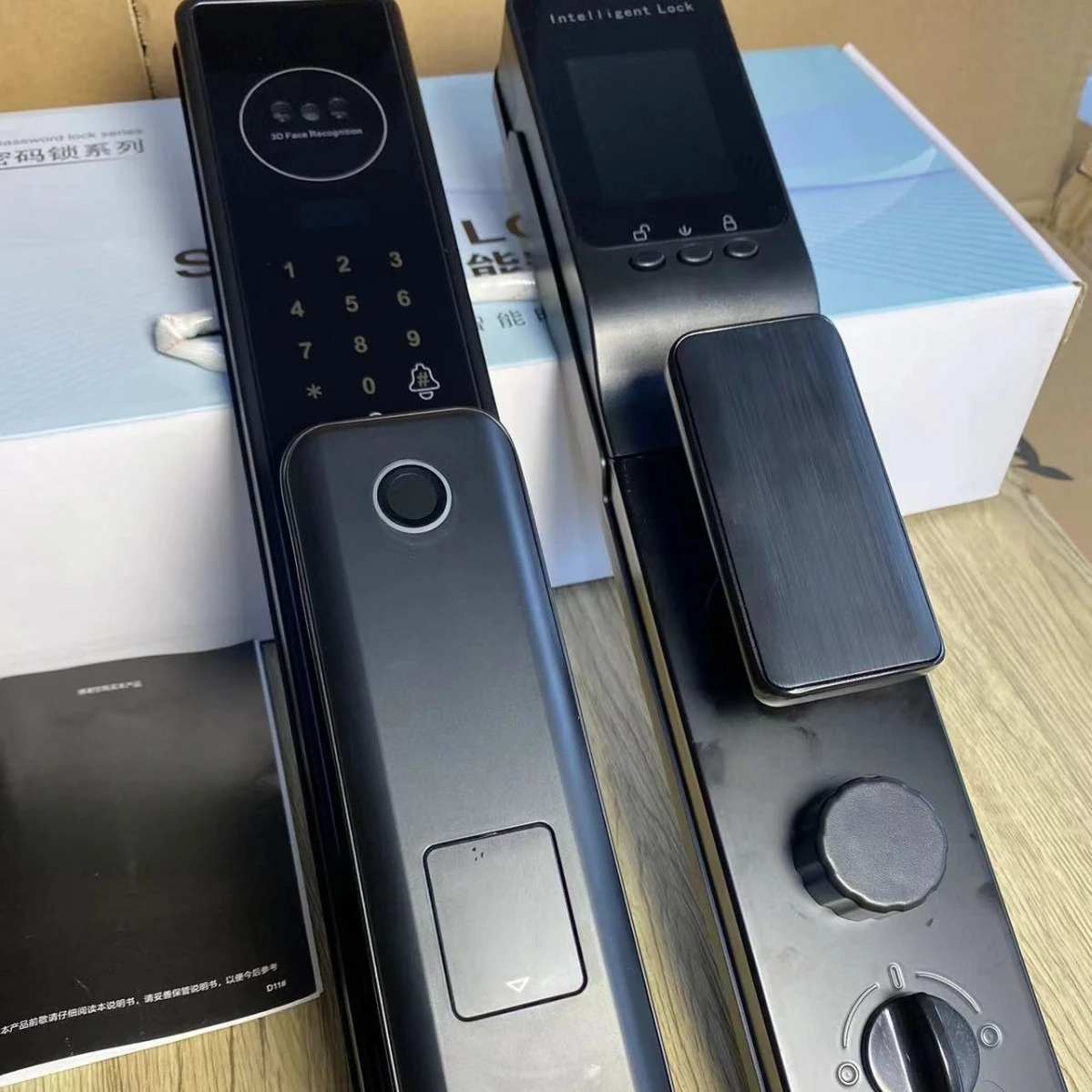 Face Fingerprint Recognition Electronic Cat Eye Can Be Captured Remotely Fully Automatic Electronic Intelligent Fingerprint Lock