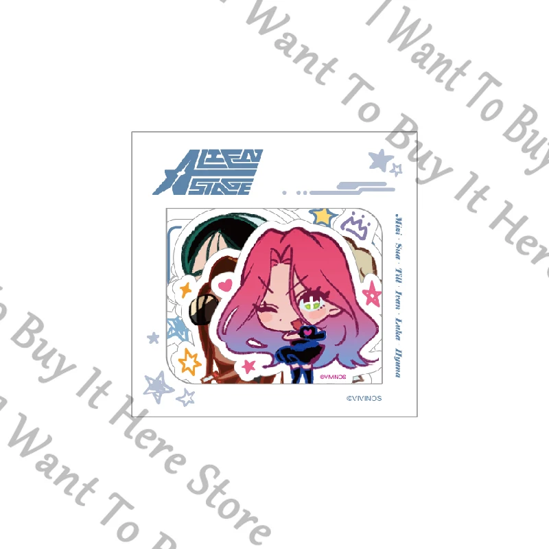 Anime Alien Stage Luka Hyuna Mizi Sua Ivan Till Cosplay Cartoon Tags Ornament Sticker Ambitus Paster Mascot Kawaii Decals Gift