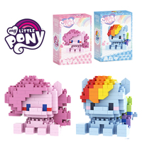 My Little Pony Friendship Is Magic Building Blocks Princess Cadance Twilight Sparkle Building Blocks Cartoon Toys For kids gift