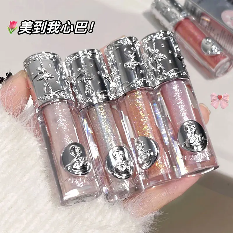 Swan Ballet Liquid Eyeshadow Waterproof Long Lasting Pearlescent Diamond Glitter Eyeshadow Eye Brightening Sombras Para Ojos