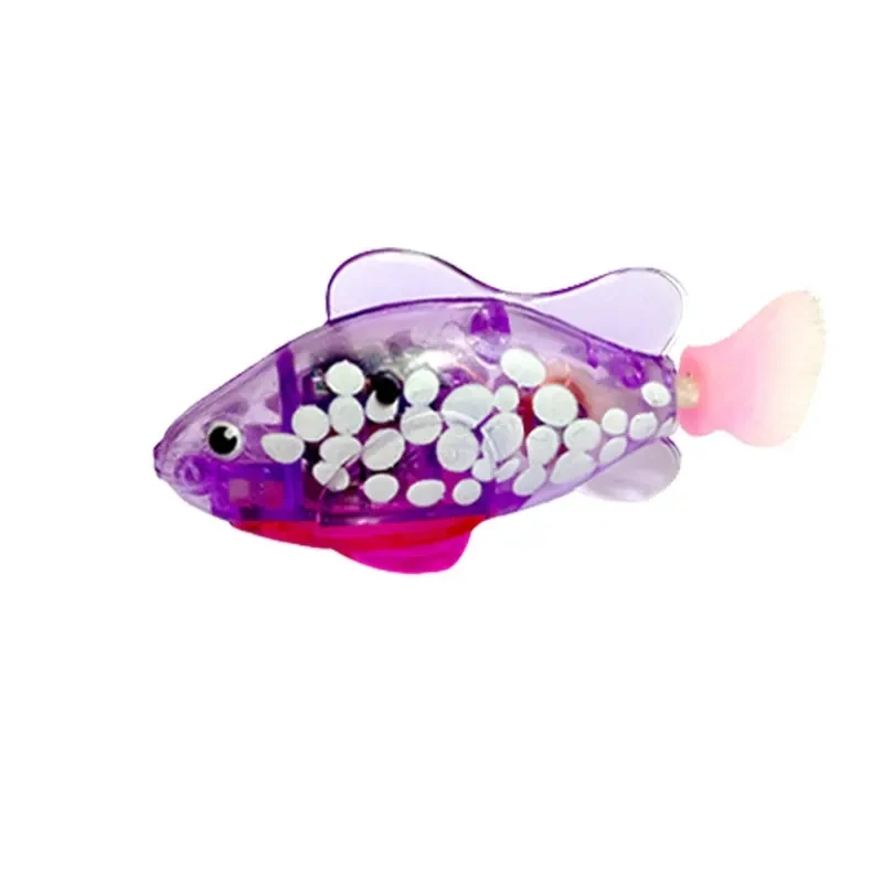 Funny LED Light  Cat Toy Interactive Swimming Robot Fish Design Made of Durable  Material for Cat Play Cat tunnel bed Laser toy