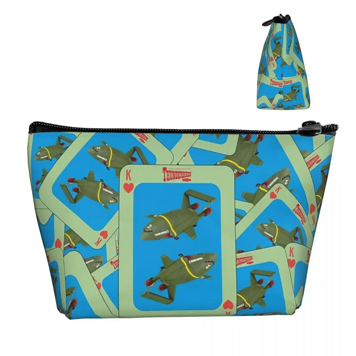 Thunderbird 2, colección Retro de Gerry Anderson: neceser, bolsa para guardar llaves, estuche para cosméticos, organizador portátil para mujeres, ideal como regalo.