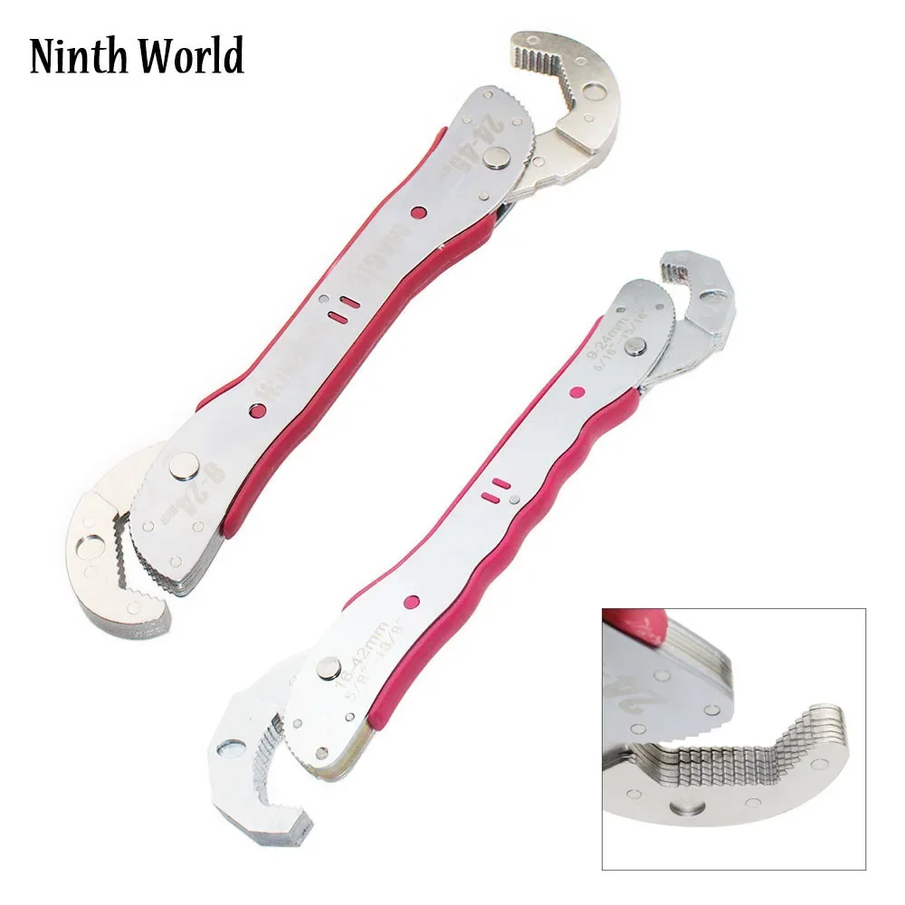 

Double Head Magic Wrench 9-45mm Universal Adjustable Key Spanners Multitool For Hex Triangle Four Corners Nut Bolt