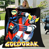 UFO ROBO GRENDIZER GOLDORAK printing blanket anime blanket Picnic blanket blankets for beds Birthday Gift