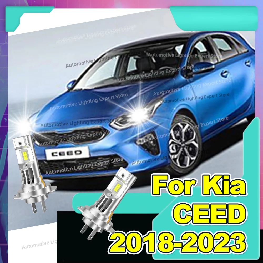 

Светодиодные лампы для фар CANBUS Lights 6000K Мини-лампа с вентилятором Plug&Play для Kia CEED 2018 2019 2020 2021 2022 2023