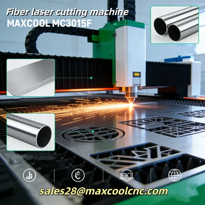 High Speed 1.5kw 2kw 3kw 6kw 12kw Fiber Laser Cutting Machine MC3015F Raytools Laser Head Control System for Metal Cutter