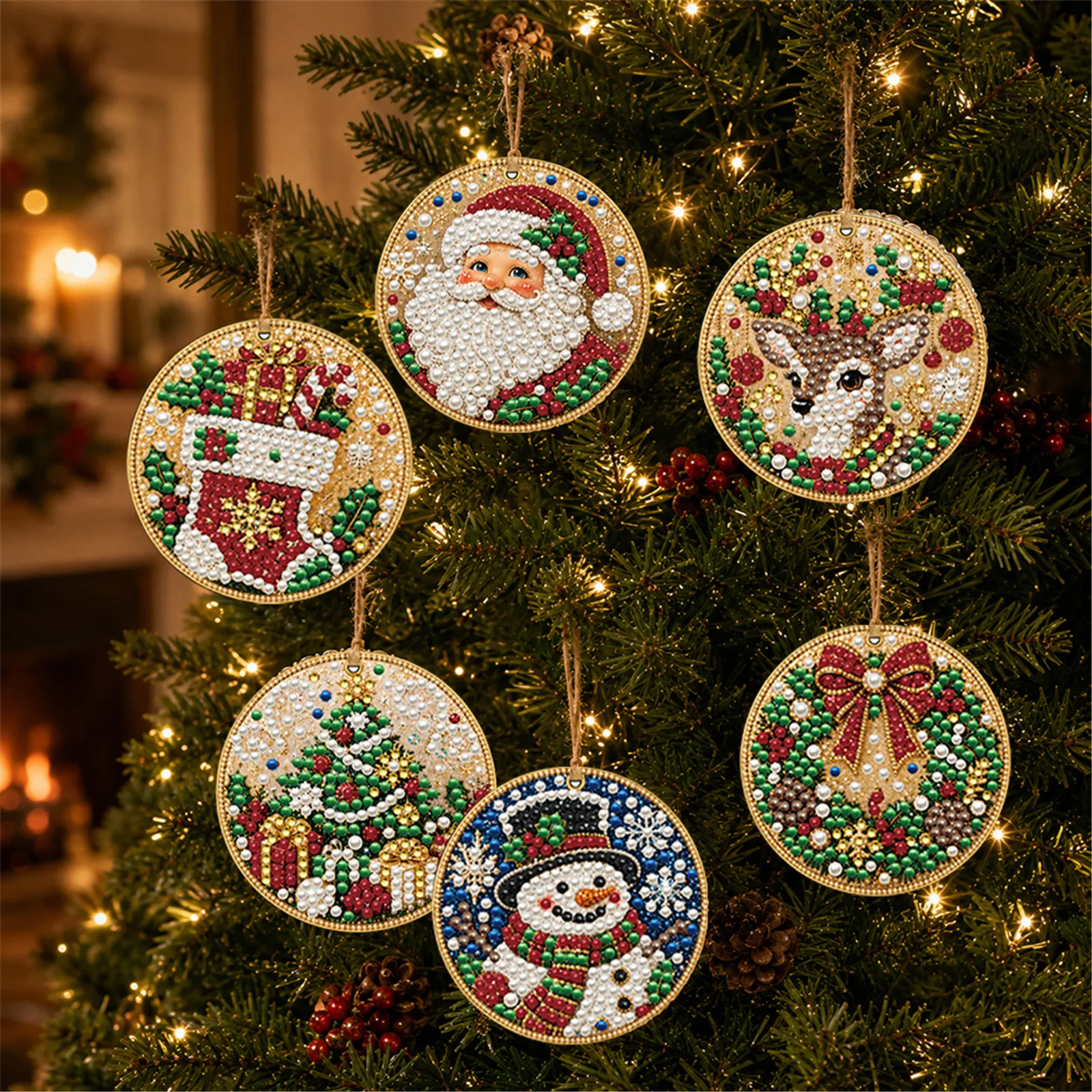 Christmas Pearl Diamond Art Ki - огляд і ціна Art And Craft Xmas Tree