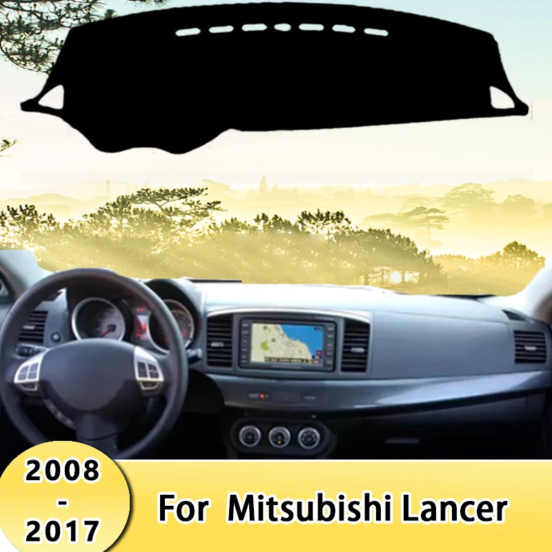 

Car Dashboard Cover Sun Shade Mats Avoid Light Pads Instrument Panel Protective Carpets For Mitsubishi Lancer 2008-2017 2009