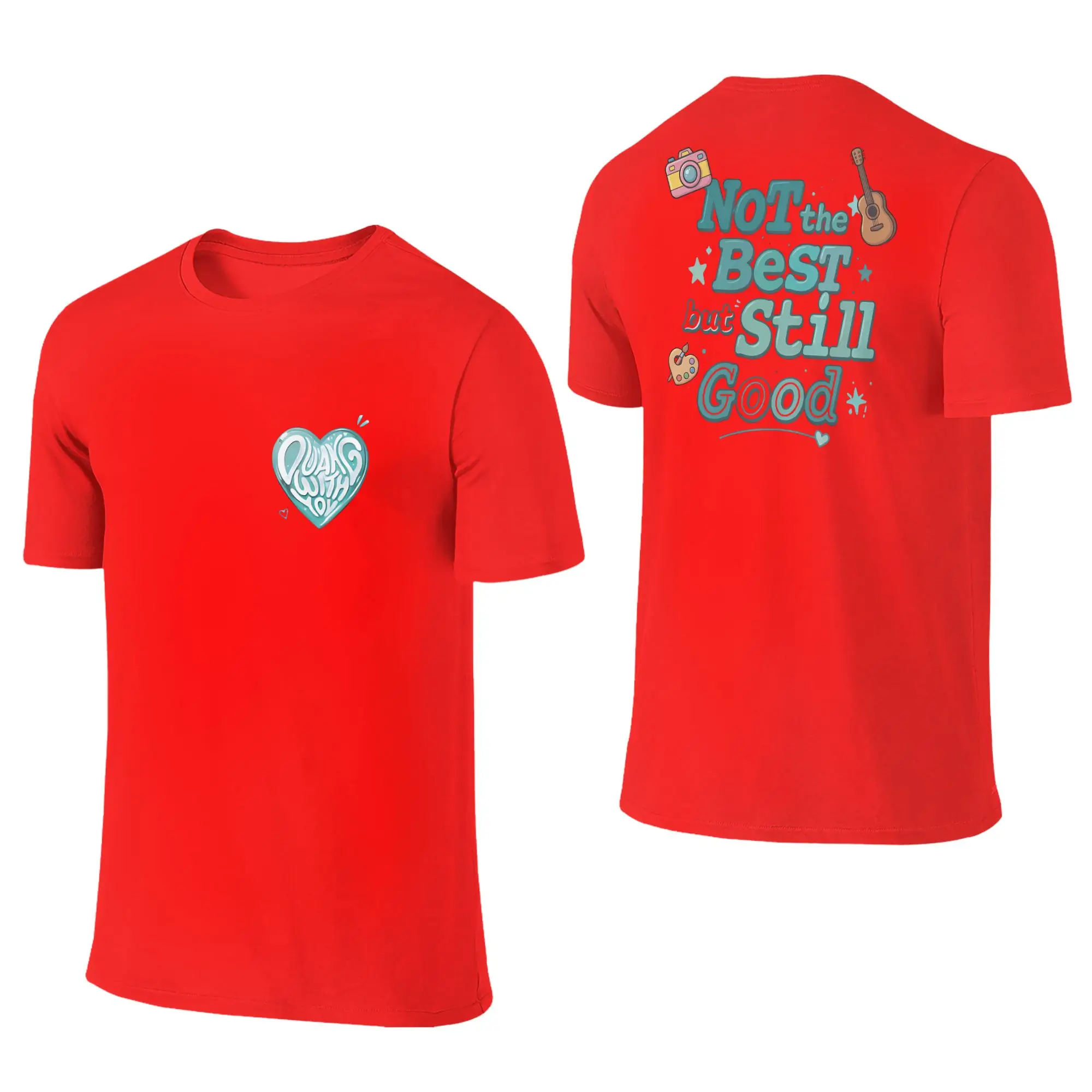 Novelty Thai BL Duang with You T-Shirt Men Round Collar Cotton T