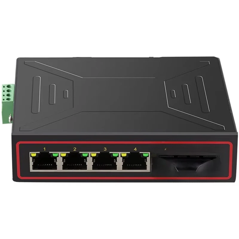 Wifi Serial Device Server Converter 1 + 4 Port Metal 100m Switch Other Computer Accessories