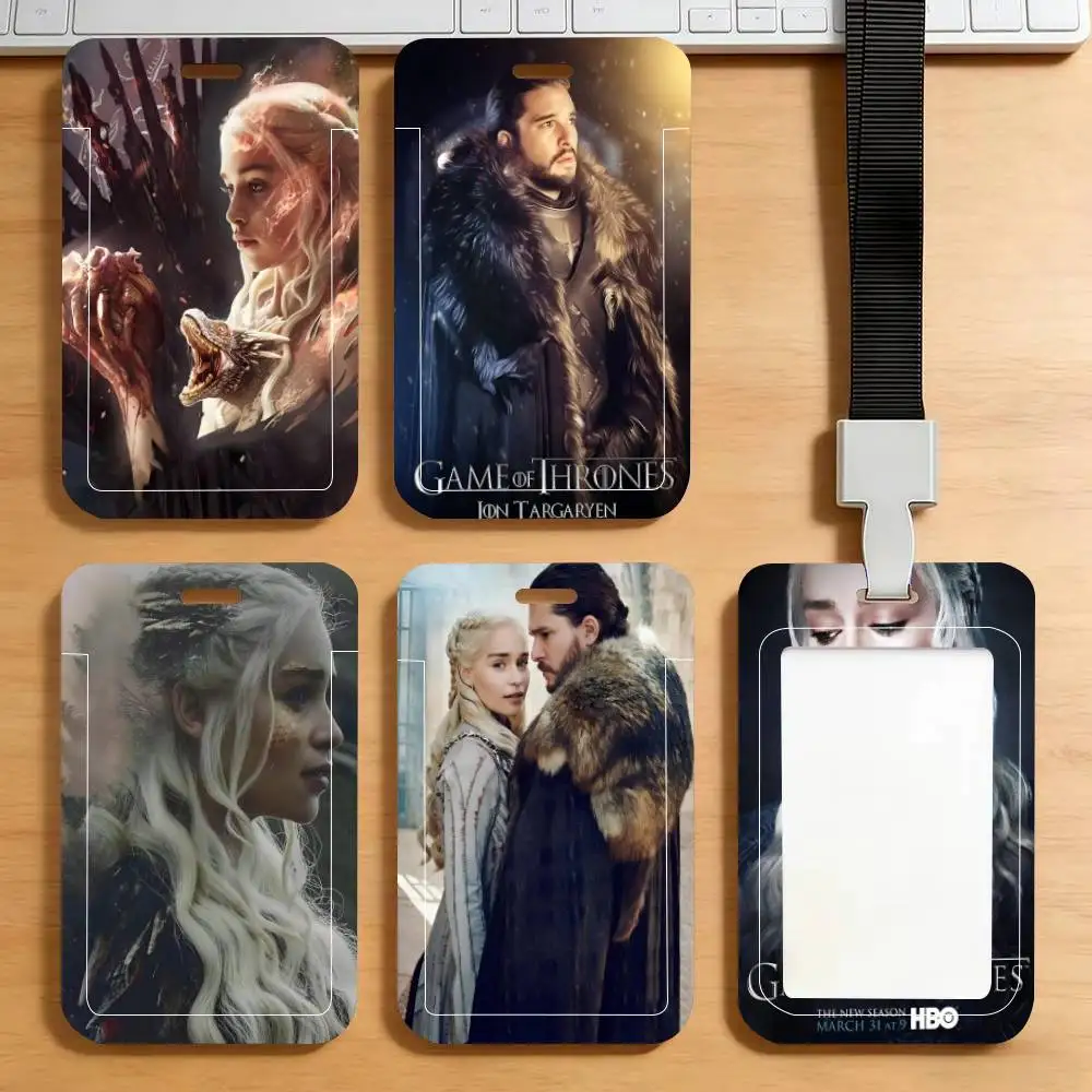 

Держатель для ID-карты G-Game Of Thrones Dragon Mother, шейный ремешок, подвеска, держатель для бейджа, брелок для ключей, чехол для рабочего пропуска, подарок