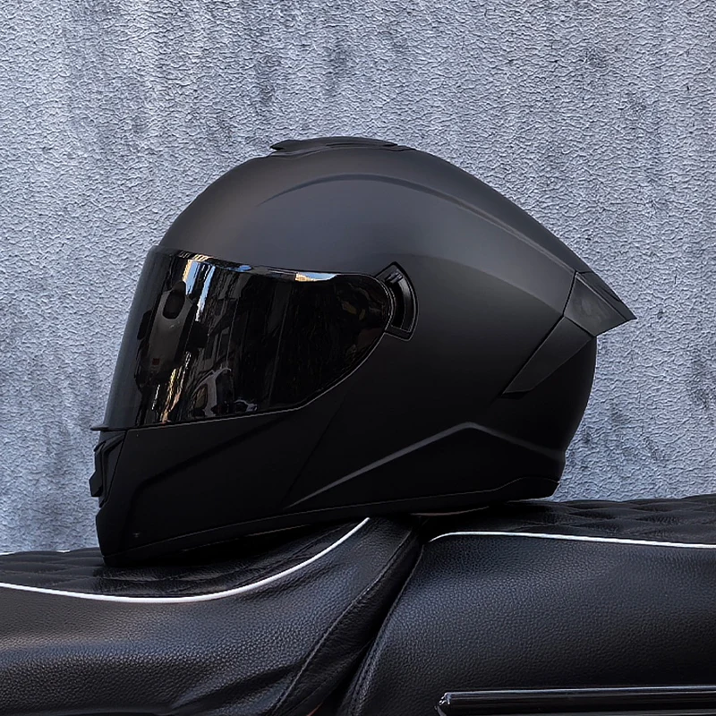 LVS-701 Safety Motorcycle Helmets Full Face Dual Lens Racing Helmet Strong Resistance Off Road Helmet DOT Approved