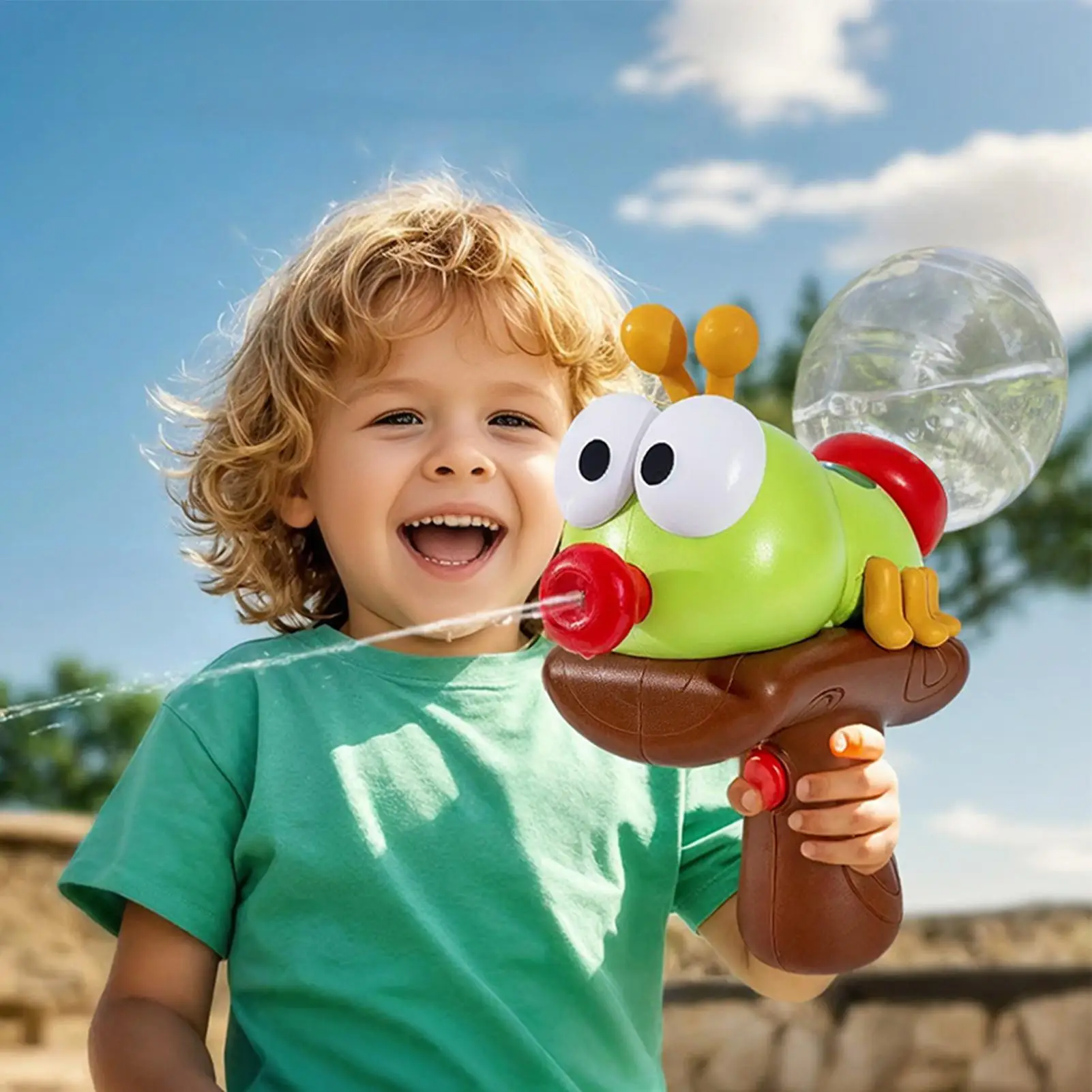 رذاذ الماء نافورة المياه الكهربائية ألعاب أطفال لطيف شكل النمل معدات الرش النشاط التفاعلي للساخنة