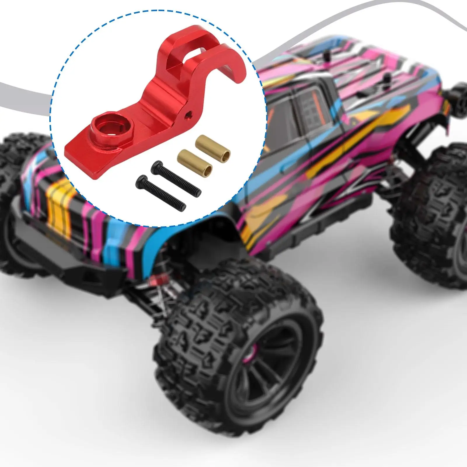 Metal RC Car Body Shell Clip Retainer Durable Fastener Replacement for 1/16 Scale Hobby Grade RC Car Accessories