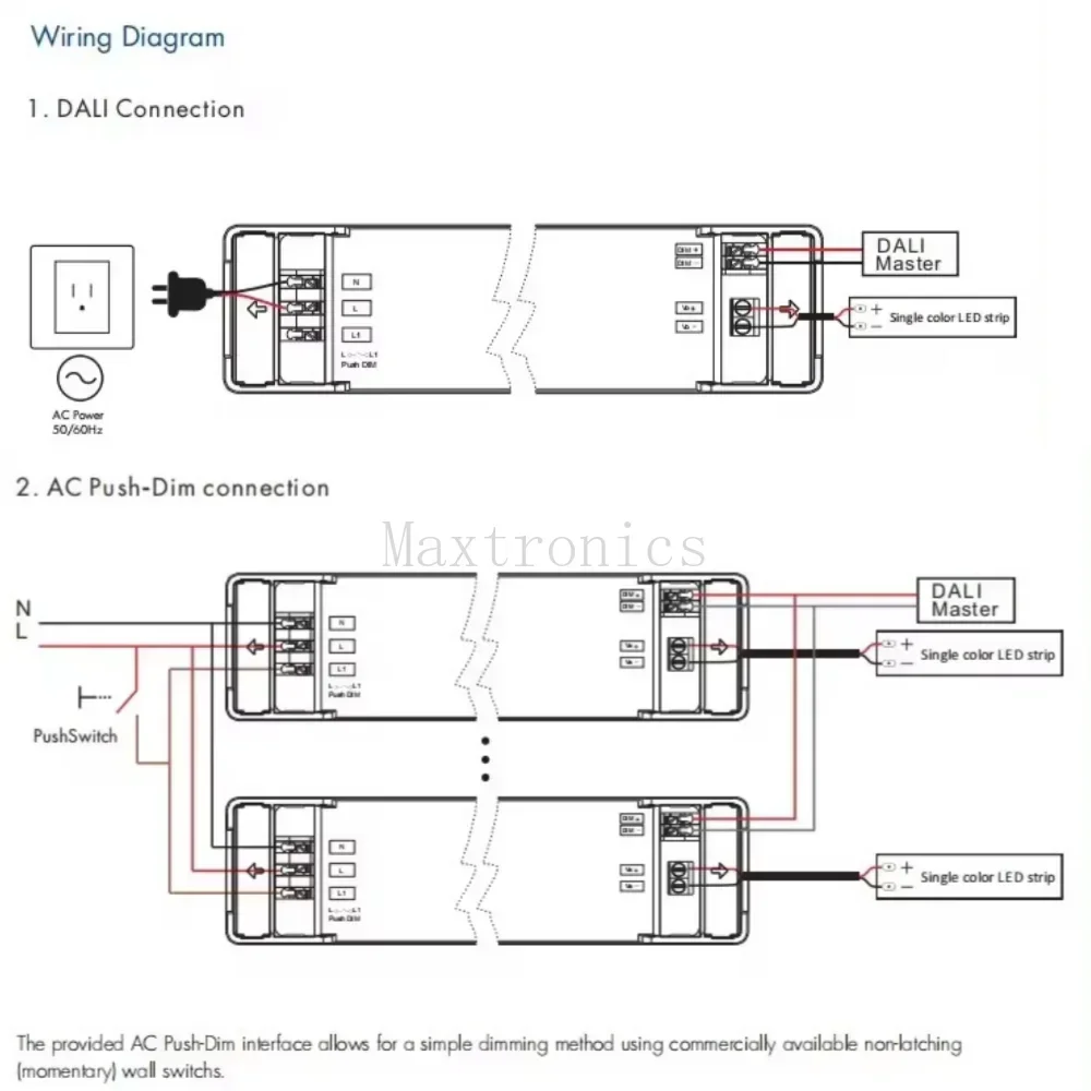 NWE 150W DALI Constant Voltage LED Driver LPV-150DA-12/ LPV-150DA-24 12VDC/24VDC for Single Color Led Light Dimmer Power Supply