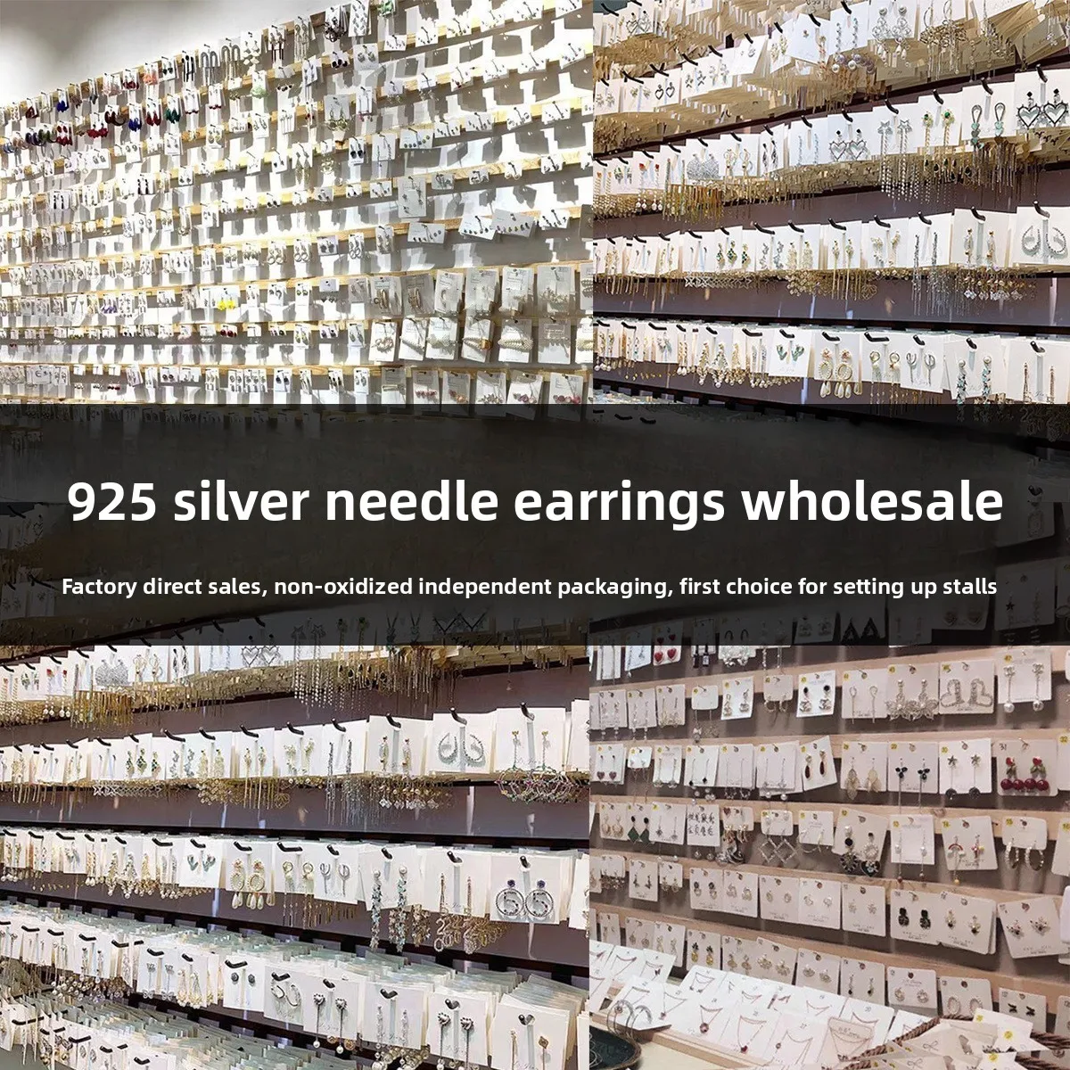 Pendientes de plata de ley 925, delicados, elegantes y versátiles, joyería para las orejas, venta al por mayor para mujeres.