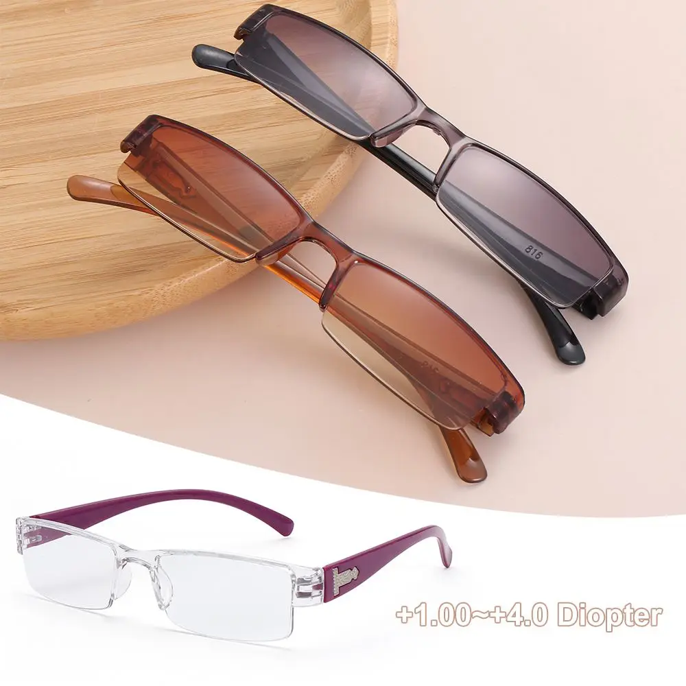 Older Ultra Light Resin Fashion Vision Care Reading Glasses Presbyopia Eyewear Eyeglasses