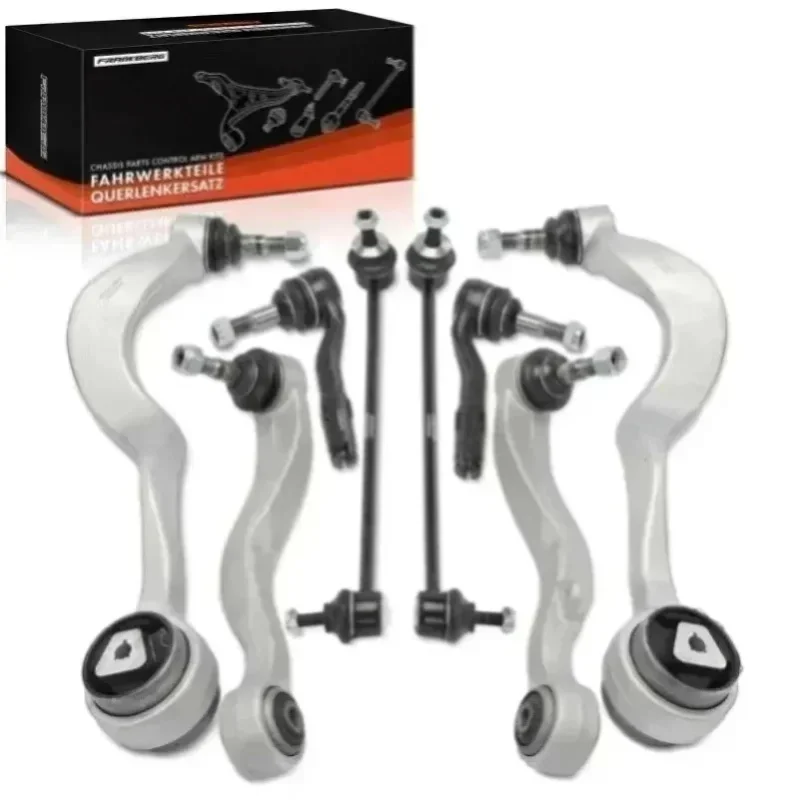 Frankberg 8-teilig Querlenker Satz Vorderachse für BMW 5er E60 5er Touring E61 2001-2010 31124028607 31126768298 31126760183