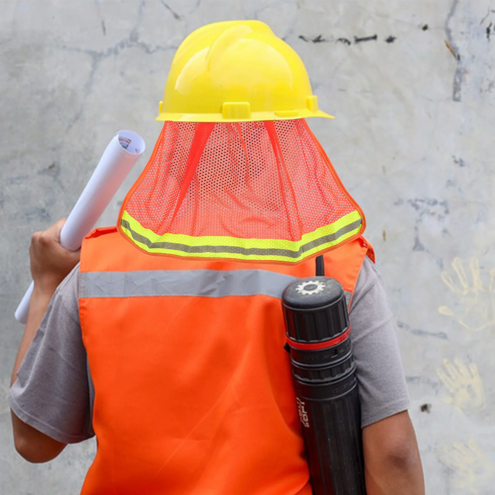 

2PCS Hard Hat Sunshade UV Mesh Safety Helmets Construction Worker Sunscreen Outdoor Work Visor for Building