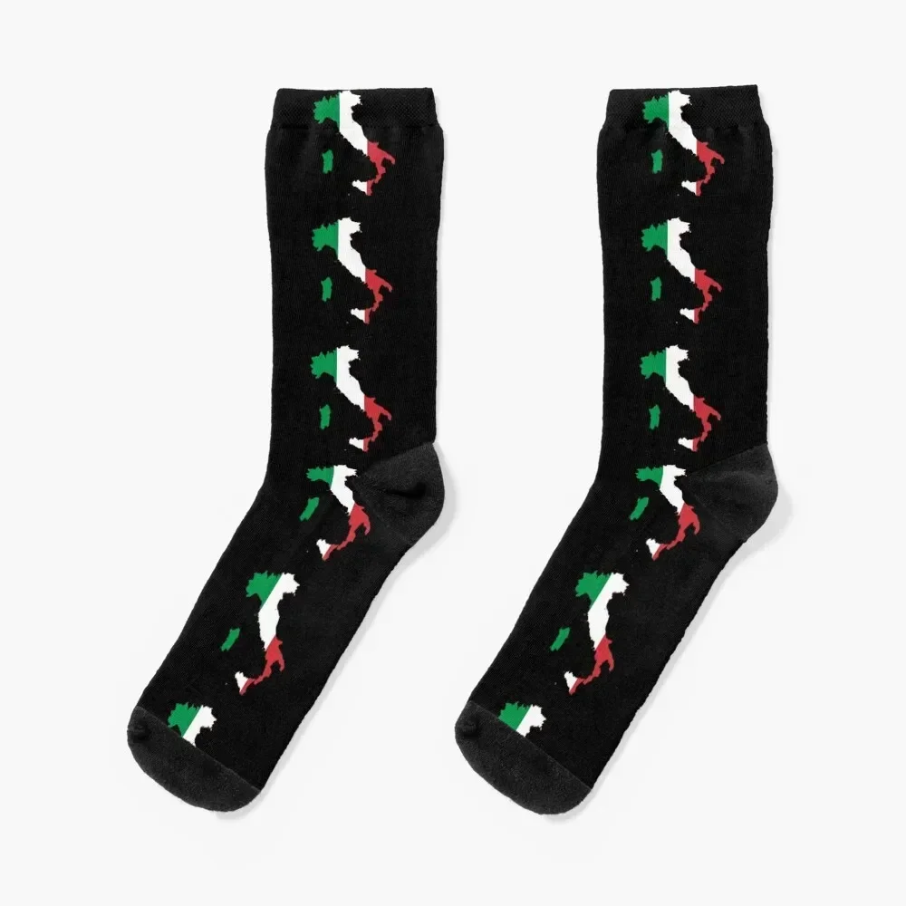 

Flag Map of Italy Socks Stockings man custom Socks Girl Men's