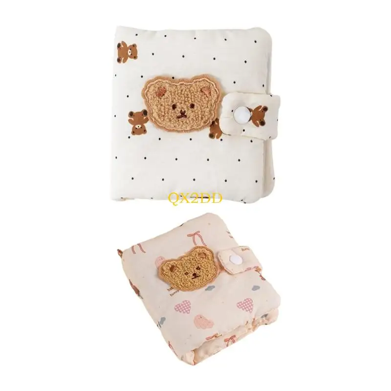 يتضمن كتاب ذكريات ألبوم صور الأطفال QX2D كارتون بير 20 صفحة لصور مقاس 3 بوصات لتوثيق نمو الأطفال الصغار