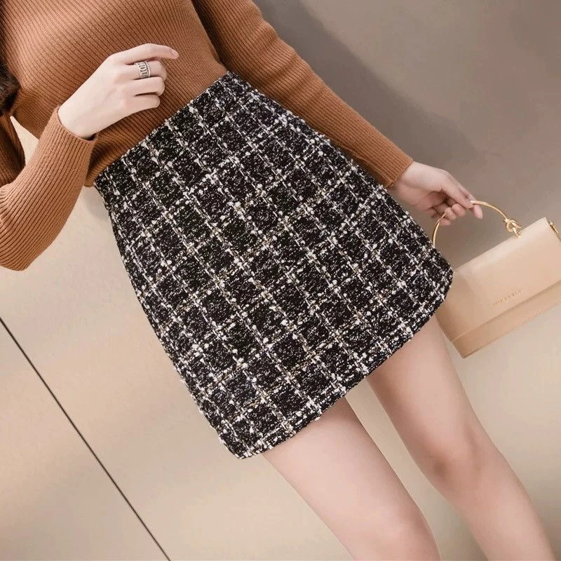 Glitter Party Skirts for Women High Waisted Black Sexy Hip Stretchy Korean Style Summer Short Mini Skirts Y2k Clothes Faldas