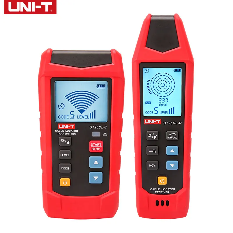 UT25CL UNI-T Handheld Cable Locator NCV Non-contact Electrical Test Electrical Safety Detector Trace Underground Cable Paths A48