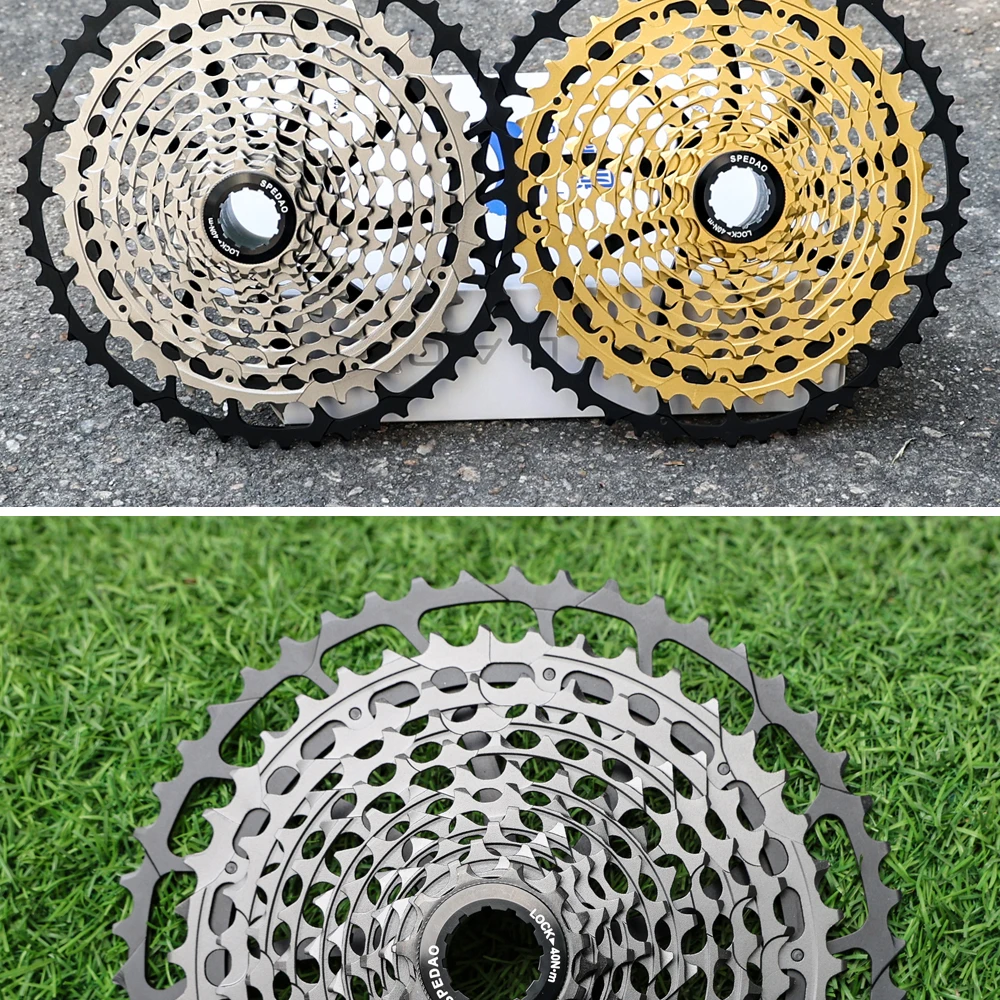 SPEDAO 12 Speed MTB Cassette 10-52T 10-50T 11-50T XD HG Freewheel Lightweight CNC K7 Sprocket Drivetrain Upgrade Bike Parts