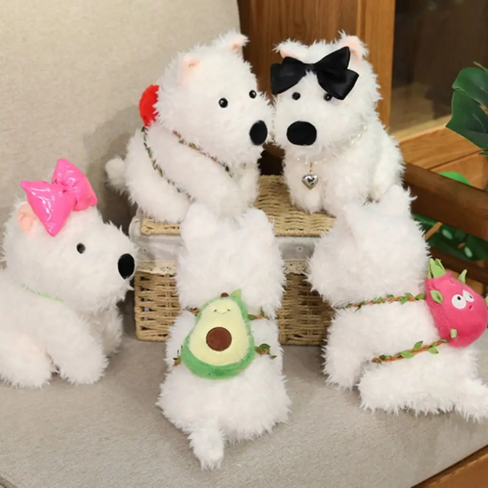 

Кукла Appease Puppy West Highland Dog, плюшевые игрушки, мягкая милая плюшевая кукла для собаки, милая кукла для собаки West Highland, детская игрушка