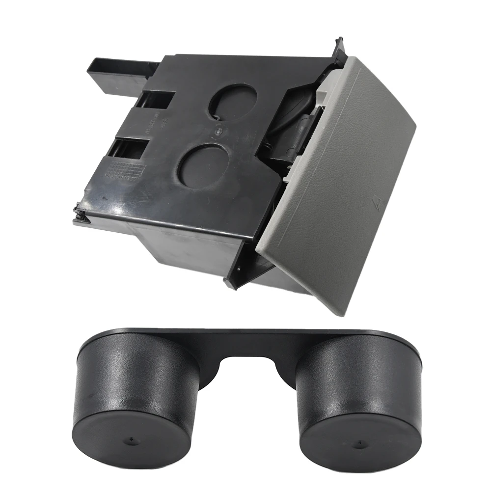 For VW T5 Transporter Ashtray Car Front Drink Water Cup Drink Holder Cup Holder Stand RHD Cup Coin Holder Gray 7H285860130T