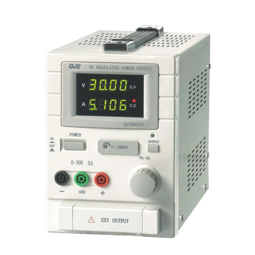 QJ3005XE Single Output Linear DC Power Source Digital Adjustable Switching 30V 5A Bench Regulated Power Supply