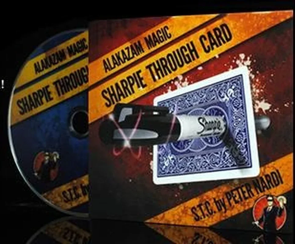 

Sharpie Through Card (Gimmick) - Card Magic Tricks,Accessories,Mentalism,Close-Up Magic,Fun,Magia Profesional Escenario Nuevos