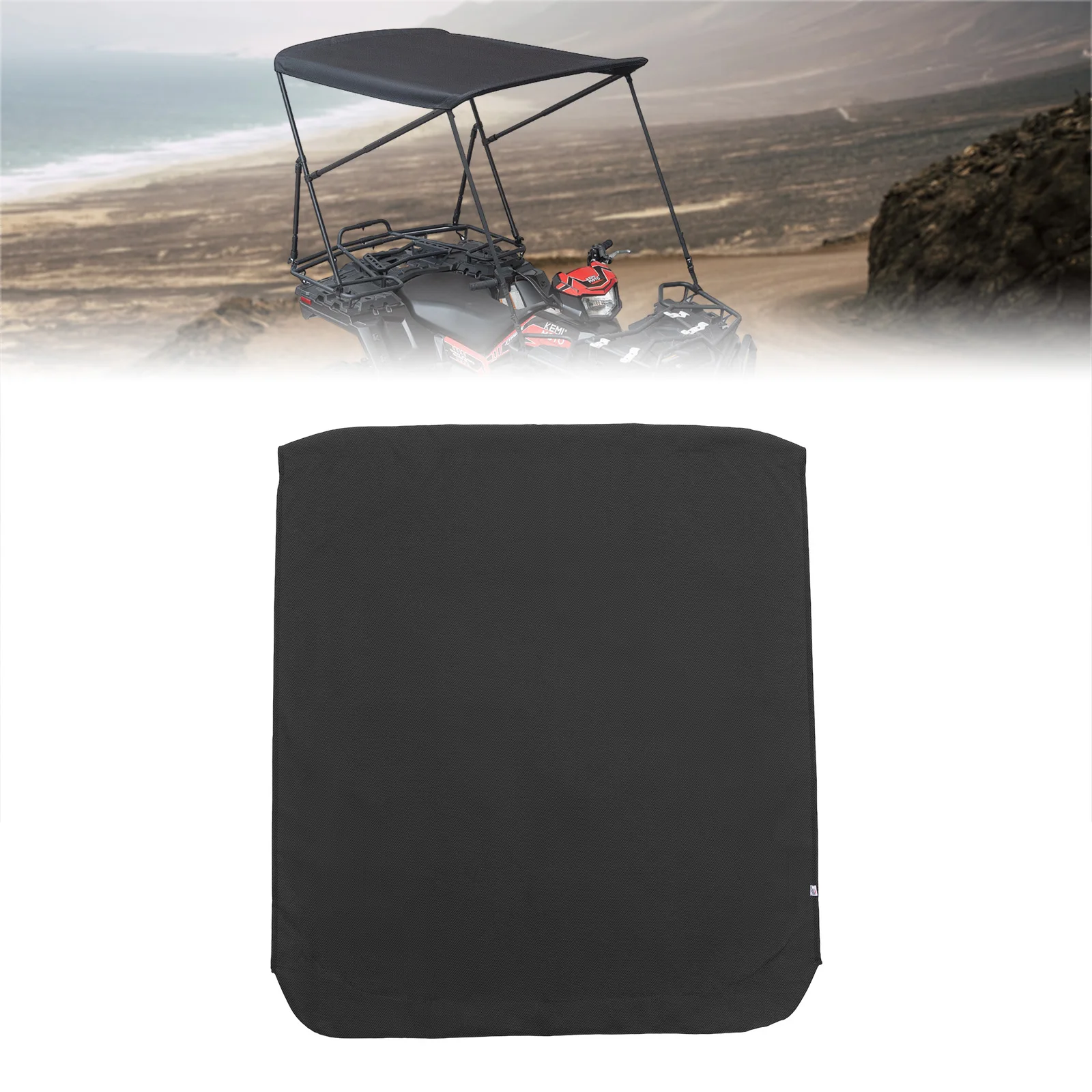 

KEMIMOTO ATV УФ-складной солнцезащитный козырек 600D, верхняя защита для CFMOTO CFORCE для Outlander 450, Sportsman 570, для Yamaha Raptor