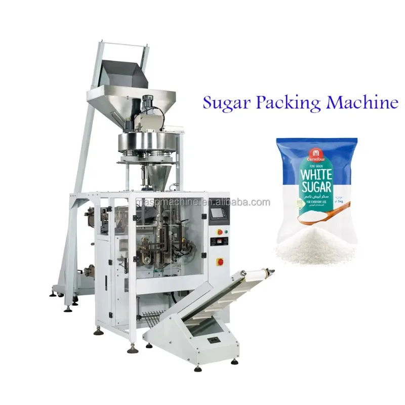 Fully Automatic Vertical Volumetric Cup Filling Packing 500G 1000G 2000G Sachet Bean Sugar Rice Multi-function Packaging Machine