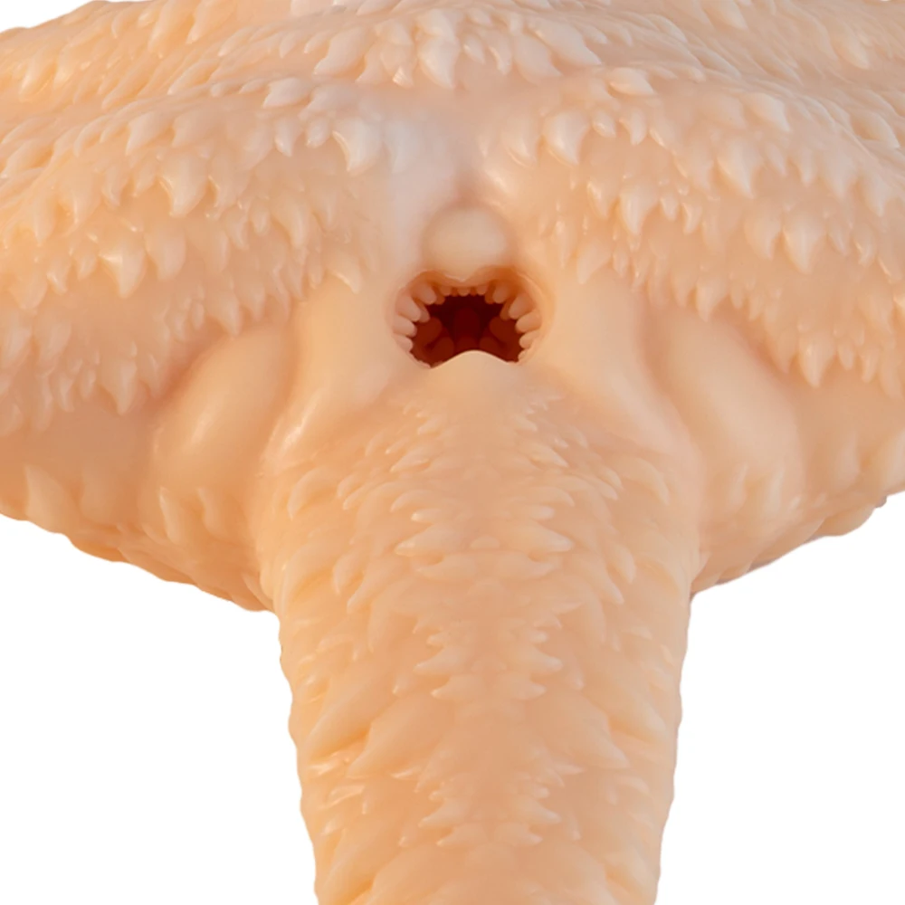 GEEBA Fantasy Monster Design Male Masturbator Liquid Silicone Realistic Internal Channel Pocket Pussy Skin‑Friendly Adult Toys