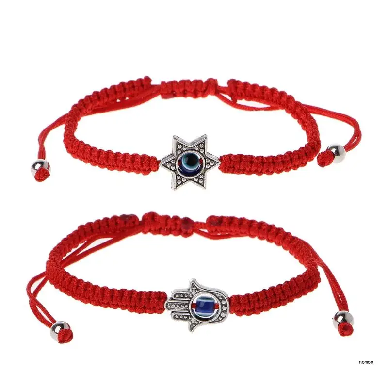 Eye-catching Blue for Evil Eye Fatima Hand Bracelet Red String Hamsa Bracelets