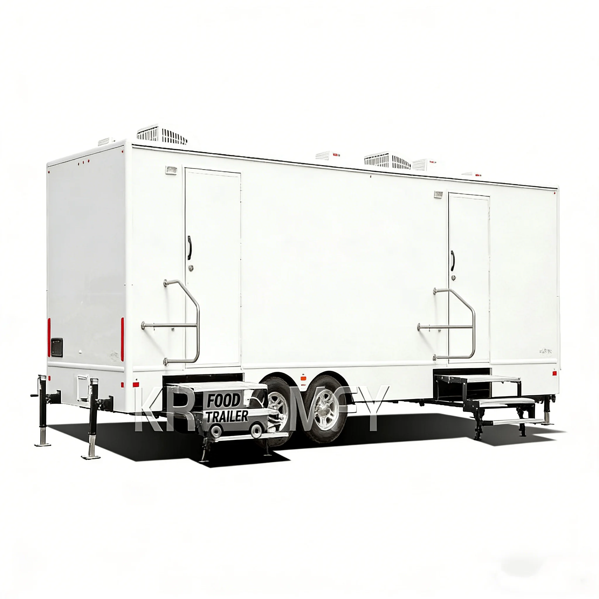 WC Trailer VIP Mobile Toilet Portable Outdoor Public Toilet for Apartment & Office Building Use Eco-Friendly Durable Customized