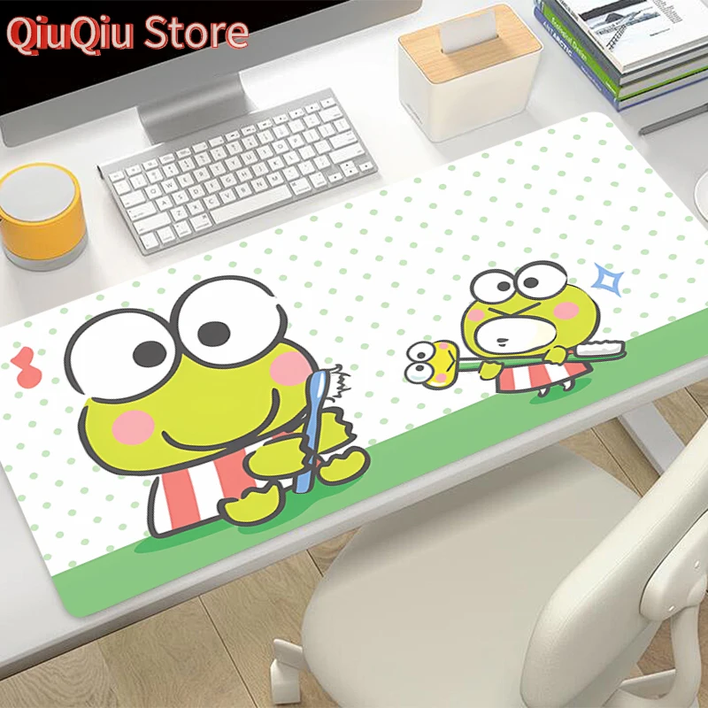 لوحة ماوس كبيرة K-kero K-kero K-keroppi ألعاب لوحة المفاتيح حصيرة منصات الألعاب مكتب حامي أجهزة الكمبيوتر المحمولة ماوس Deskmat PC Anime Mousepad #1