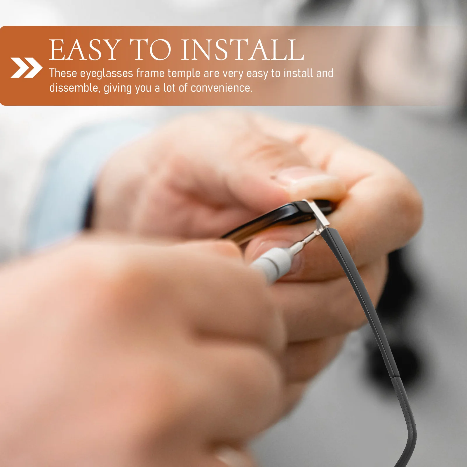 1 مجموعة النظارات معبد استبدال نونسليب خفيفة الوزن العالمي صالح للنظارات الشمسية نظارات القراءة طقم تصليح أجزاء النظارات #2