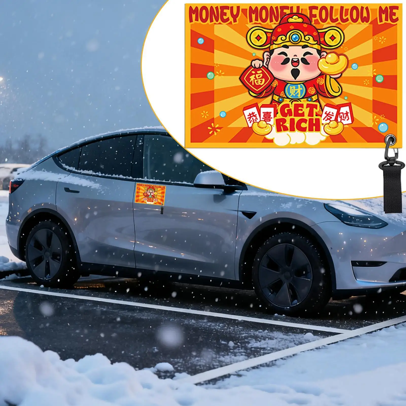 

Car Door Sticker Anti-Freeze Reusable Sticker Winter Door Handles Against Snow For Winter Outdoor Parking Truck SUV Sedan Pickup