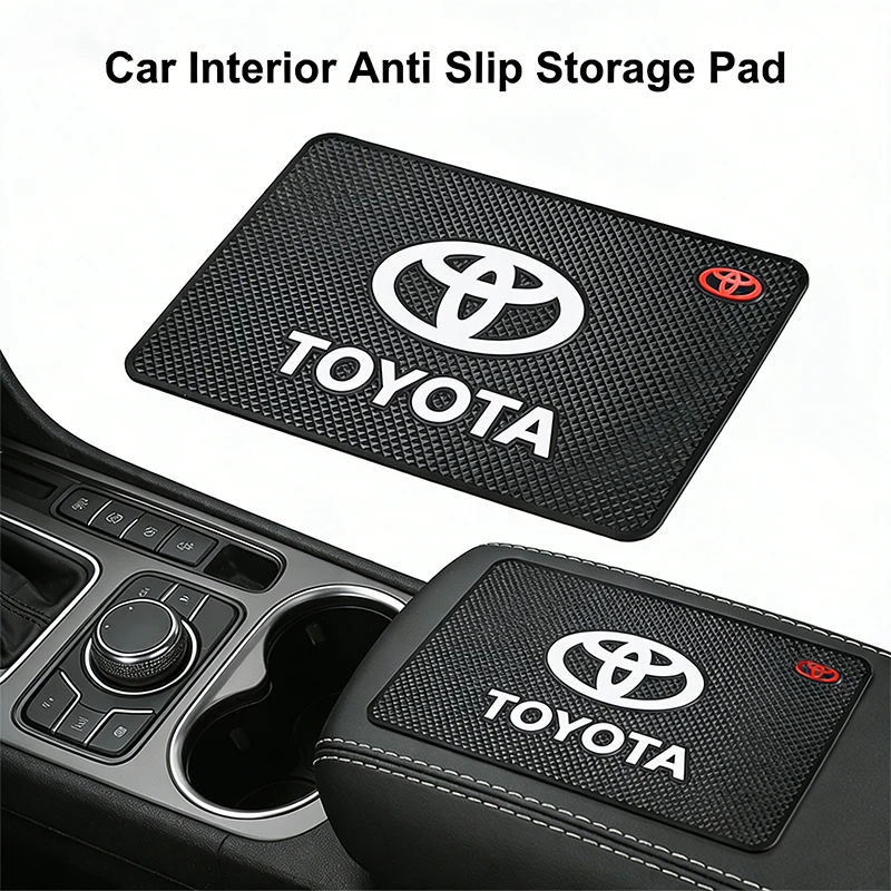 Auto Anti Slip Pad Dashboard Telefon Lagerung Pad Für Toyota Corolla Yaris Aygo Prius CHR Camry Auris Avensis Land Cruiser Prado