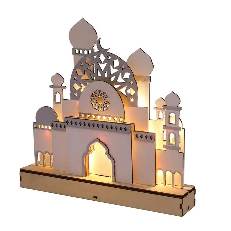 Islamitische Geschenk Islamitische Decoratie Voor Huis Moskee Decoraties Islamique Kasteel Sculpturen Nachtverlichting Eid Decor Geschenken