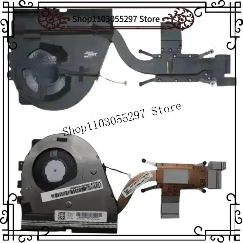 Radiator Combo for Lenovo T16 Gen3 21MN&21MQ 5H41B77453 5H41B77455 Internal Laptop Fan